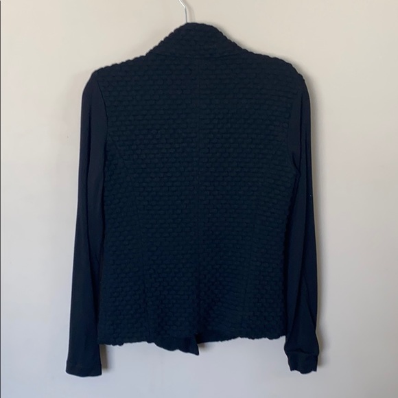 Black stretchy zip up with pockets - Picture 4 of 4